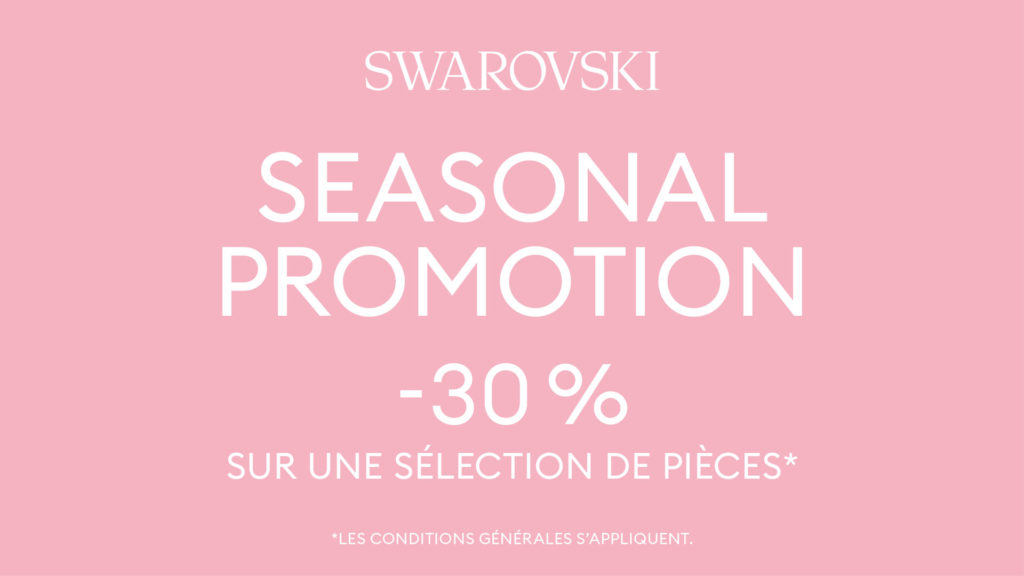 Seasonnal promotion at Swarovski Balexert