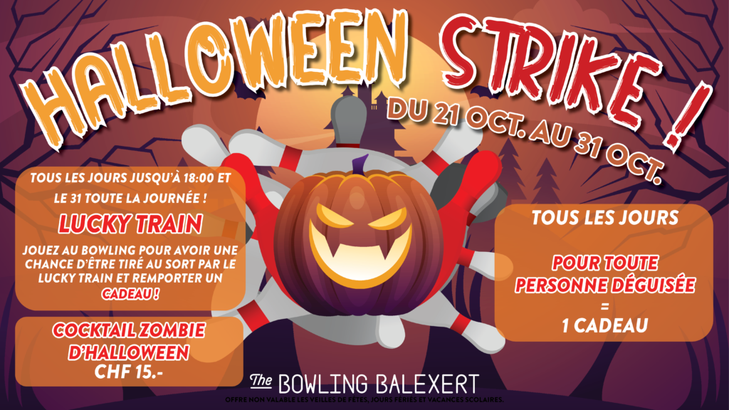 Offre Balexert Bowling Halloween