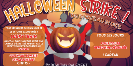 Offre Balexert Bowling Halloween