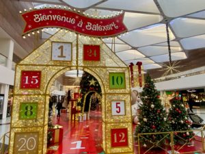 Décors de Noël à Genève Balexert