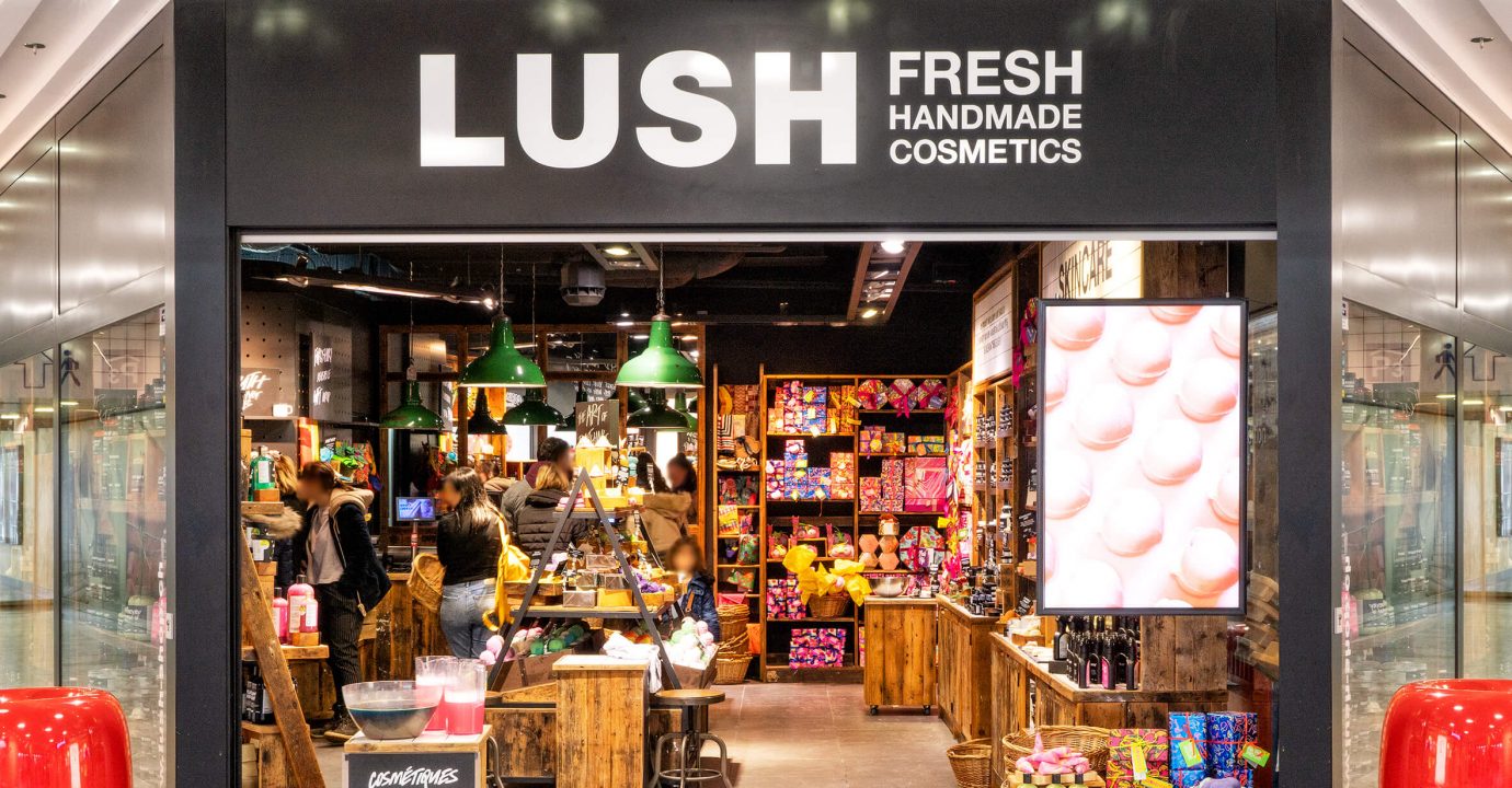 Lush Vegan Cosmetics Products In Balexert Geneva