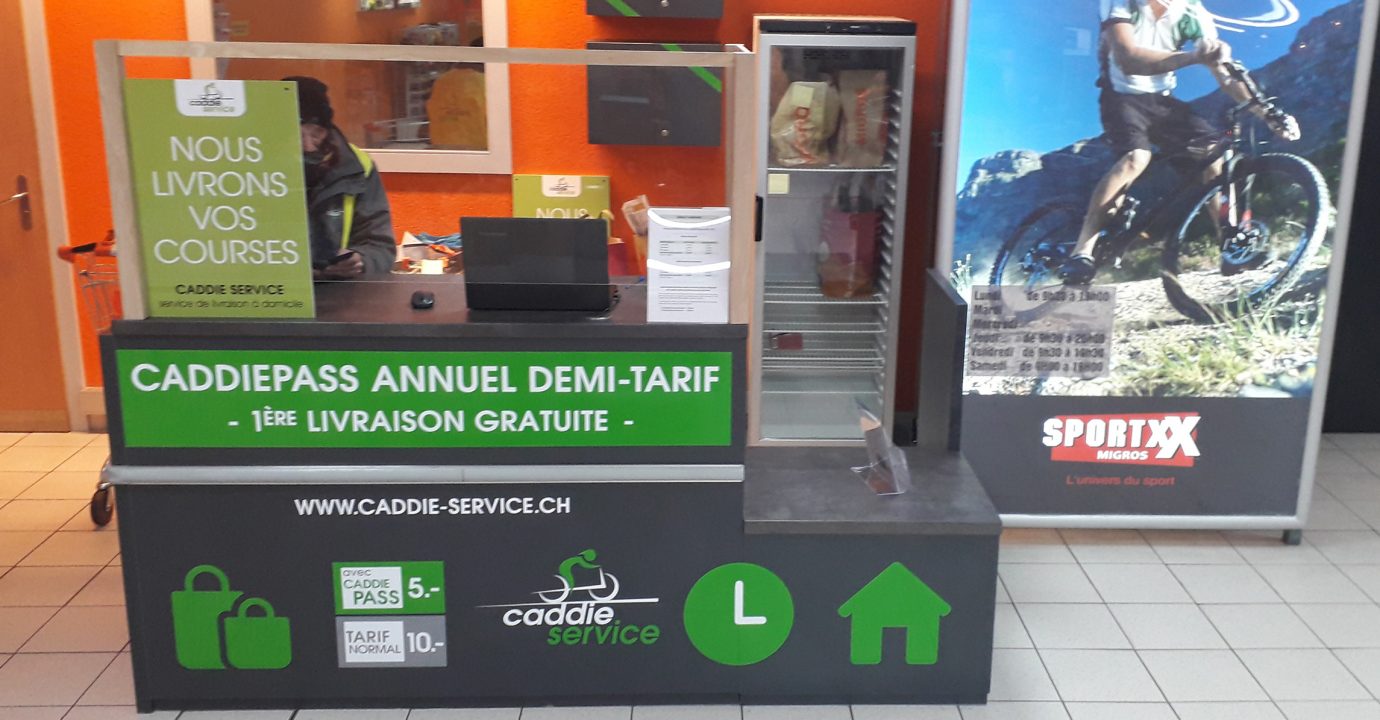 Caddie Service Livraison de vos courses à domicile à Balexert Genève